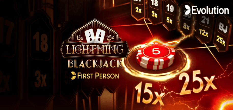 Lightning Blackjack release by Evolution gaming