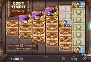 God's Temple Deluxe slot game