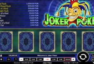 Joker Poker Demo Game