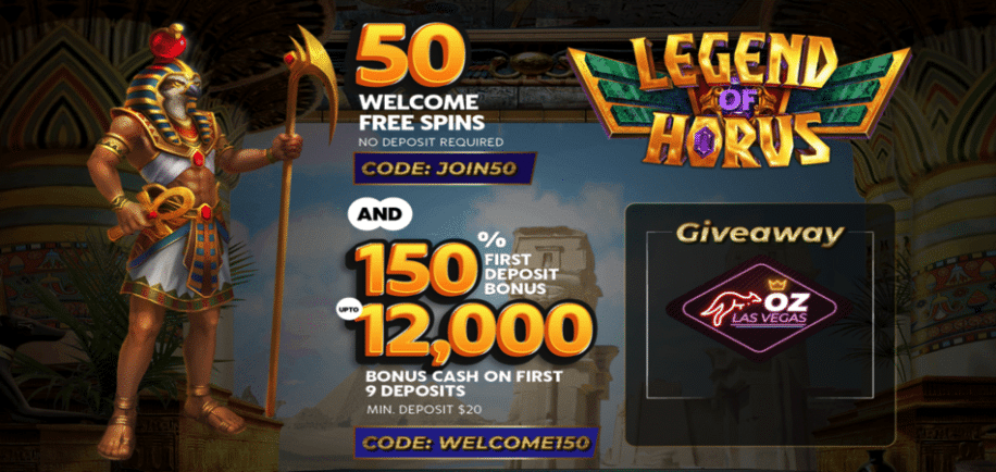 legend of horus bonus code