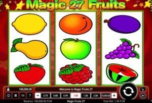 Magic Fruits 27 fruit machine