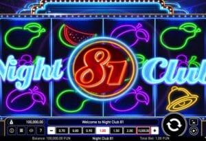 Night Club 81 video slot