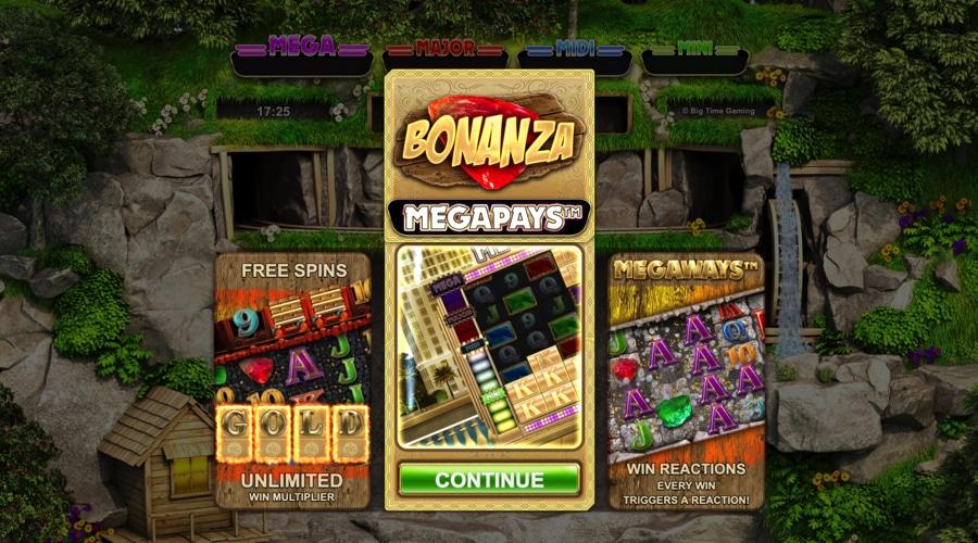 Bonanza Megapays slot features