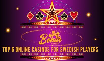 top 6 Swedish online casino sites